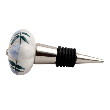 Light Blue Melon Ceramic Wine Stopper